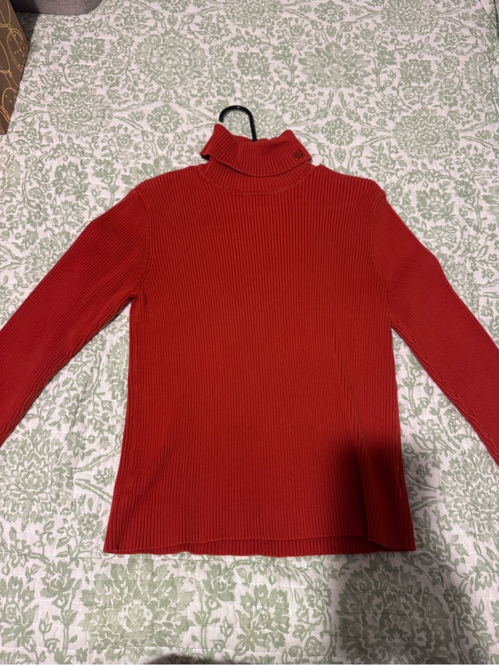 Women’s Ralph Lauren Ribbed Turtleneck Sweater - Red